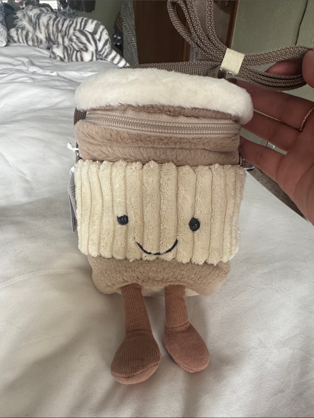 Jellycat Amuseables Coffee To Go Bag